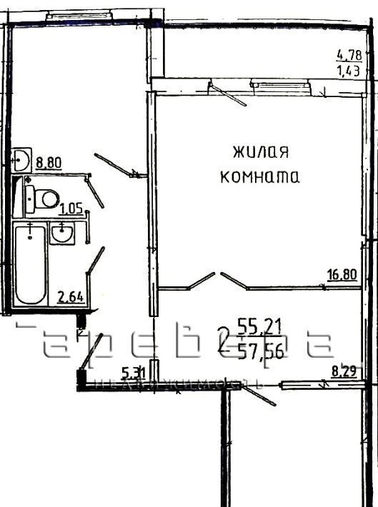 квартира г Красноярск р-н Свердловский ул Судостроительная 159 фото 21