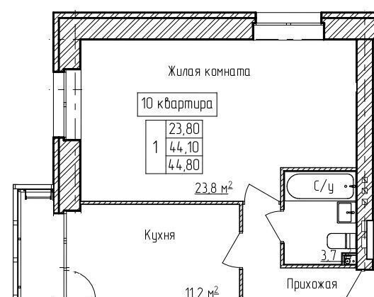 квартира р-н Ярославский д Карабиха ш Московское 2 Красные Ткачи фото 1