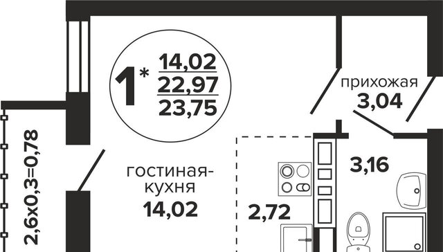 р-н Прикубанский блок-секция 1а-4а фото