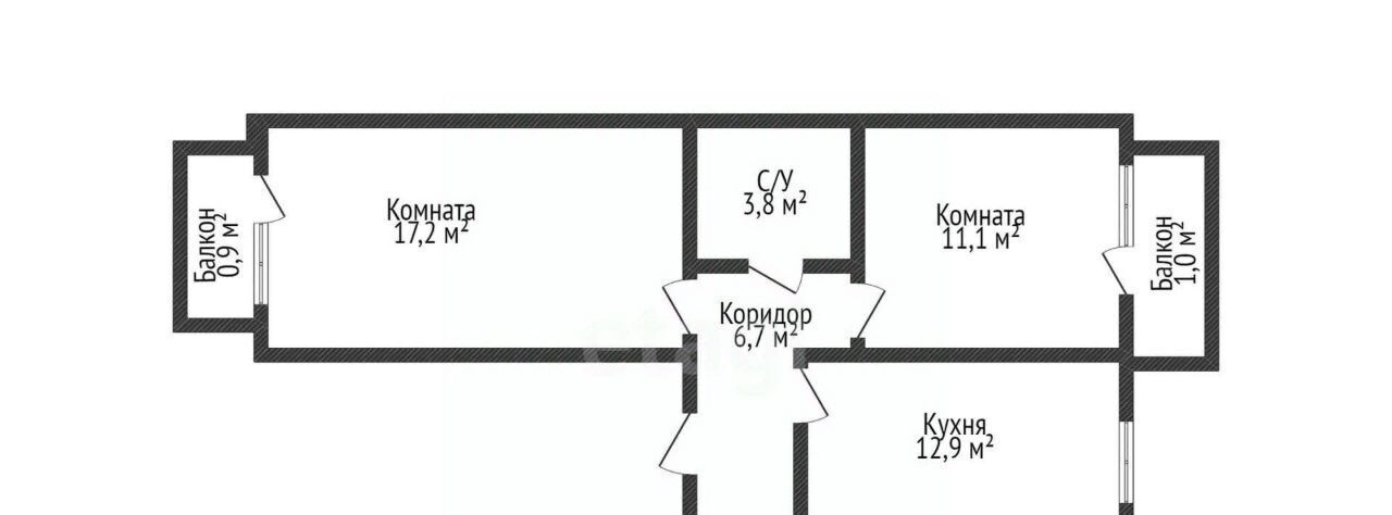 квартира р-н Тахтамукайский аул Новая Адыгея ул Тургеневское шоссе 33/2к 23 Старобжегокайское с/пос, аул фото 1