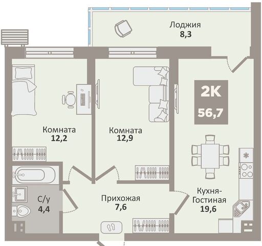 г Курган р-н мкр 12-й квартал «12» р-н Заозерный, 1 этап фото