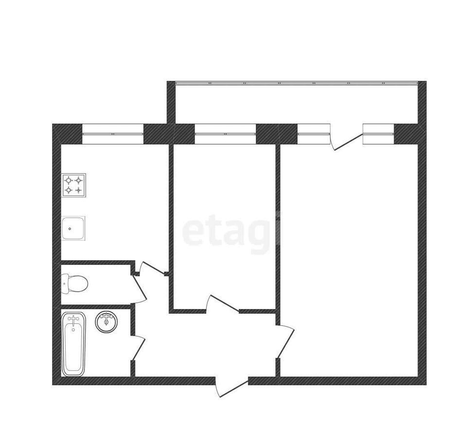 квартира г Миасс пр-кт Макеева 63 р-н Северный, Миасский г. о. фото 18
