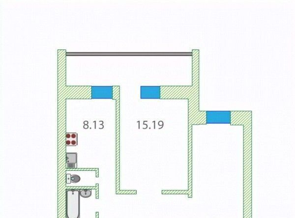 квартира г Тюмень р-н Центральный ул Максима Горького 10 фото 6