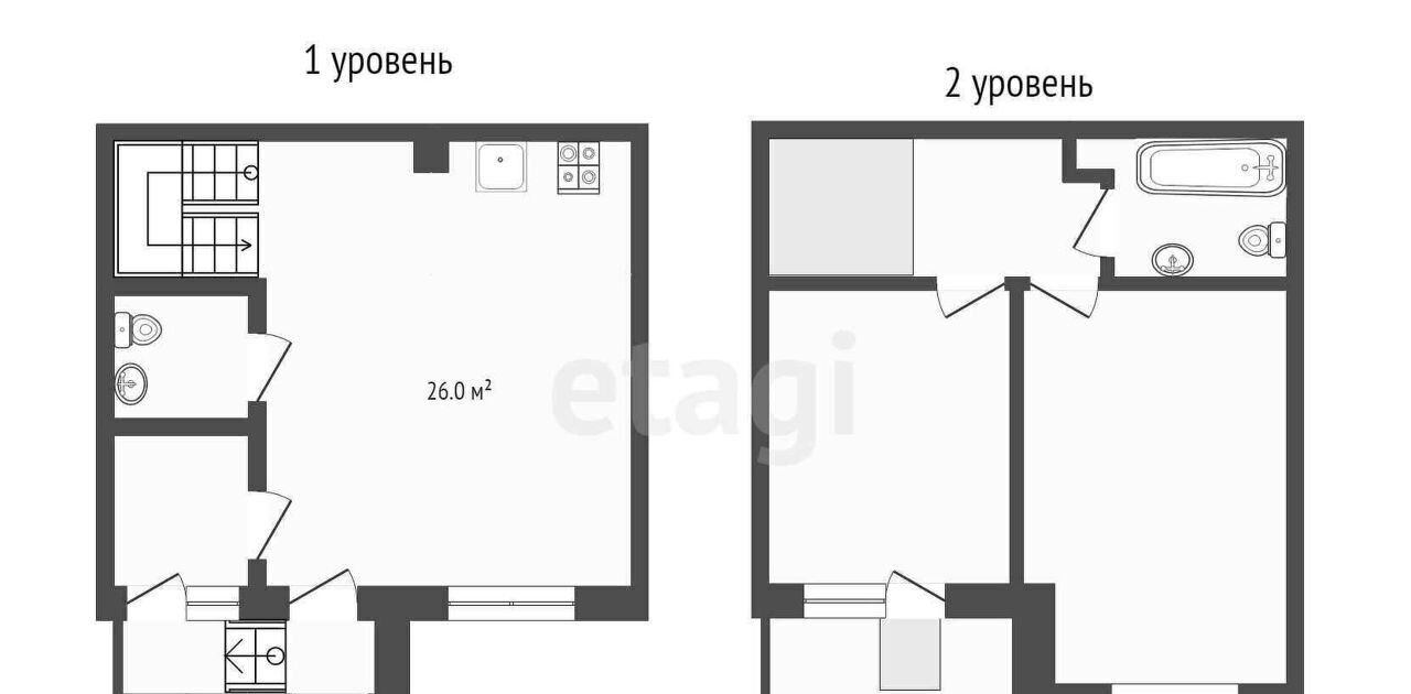 квартира г Тюмень р-н Калининский ул Николая Глебова 3с/14 фото 38