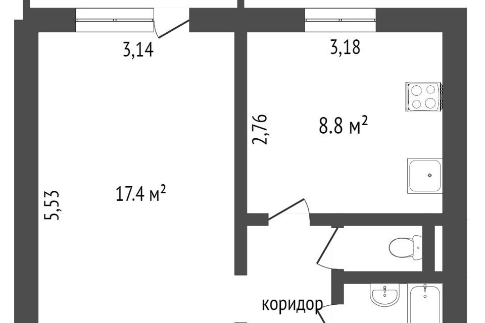 квартира г Белгород ул Молодежная 16 Белгород городской округ фото 1