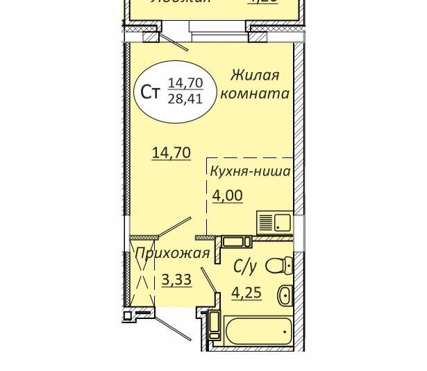 квартира г Новосибирск р-н Октябрьский Золотая Нива ул Коммунстроевская 146 фото 1