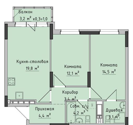 р-н Октябрьский Север ул Новая Восьмая 4 ЖК «Холмогоровский» фото