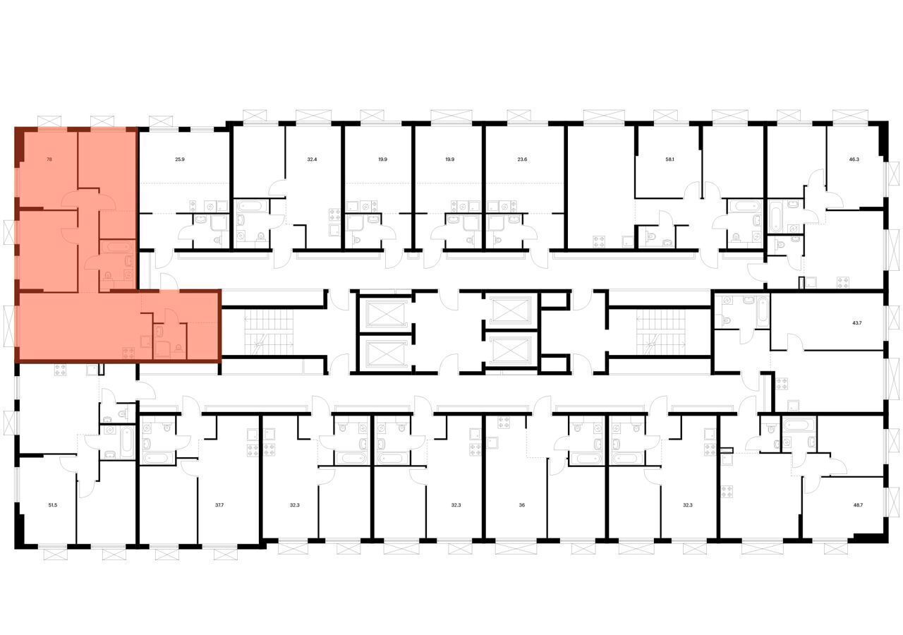 квартира г Москва метро Котельники ул Новая 1/10 корп. 11-12, Московская область, Котельники фото 2