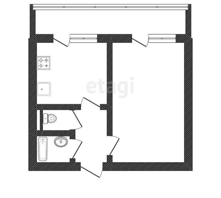 квартира г Белгород ул Есенина 46а фото 18