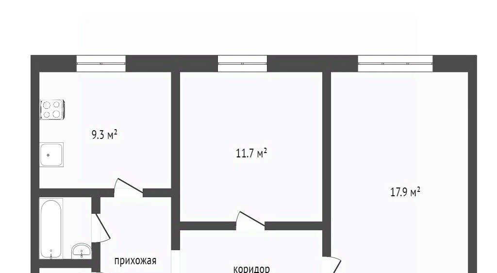 квартира г Ярославль р-н Дзержинский ул Труфанова 29к/4 фото 15