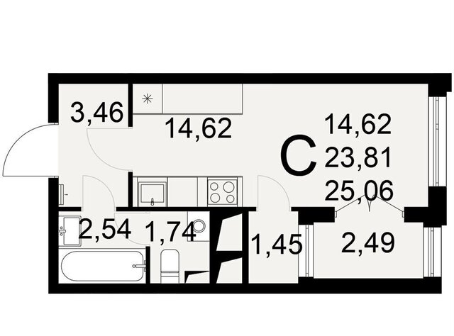 р-н Привокзальный дом 2 ЖК «Сегодня» секц. 1, стр. 73 фото