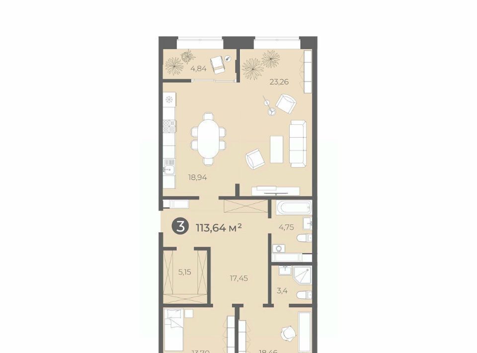 квартира г Чебоксары р-н Ленинский ул К.Маркса 50 зд 3 фото 1