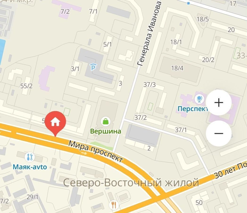 квартира г Сургут р-н Северо-Восточный жилой пр-кт Мира 55 Тюменская обл. фото 20