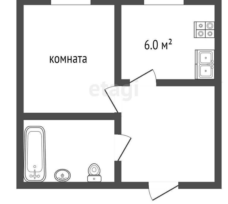 квартира г Ярославль р-н Фрунзенский Дядьково ул Светлая 34 фото 6