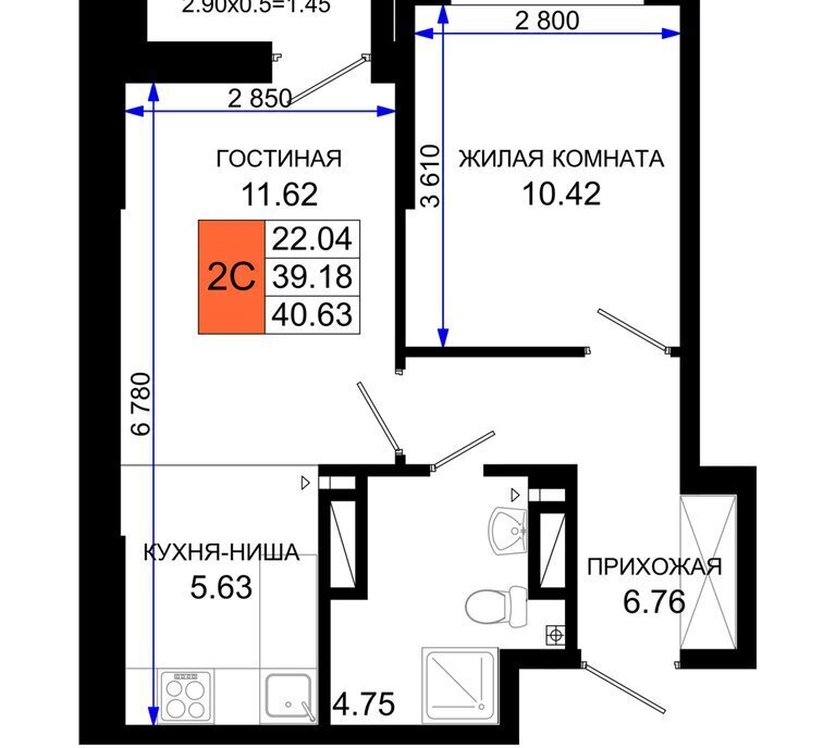 квартира г Ростов-на-Дону р-н Октябрьский Нефтекачка ЖК «Октябрь Парк» квартал фото 1