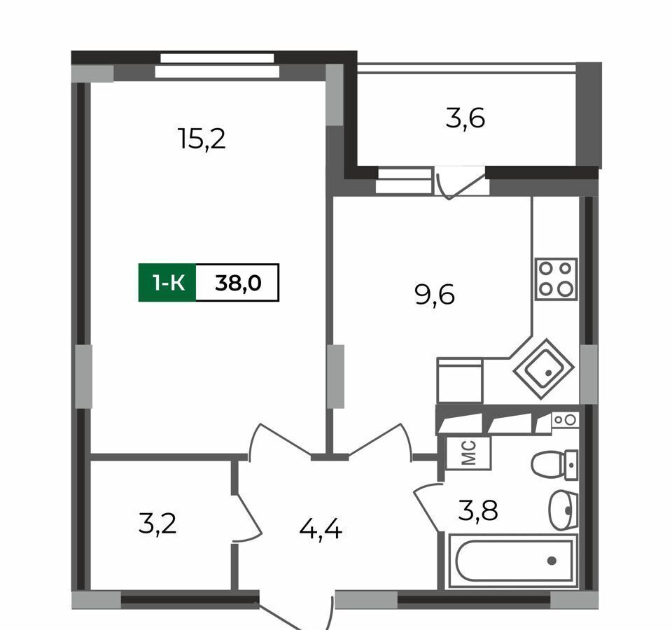 квартира г Владимир р-н Октябрьский б-р Сталинградский 5 фото 1