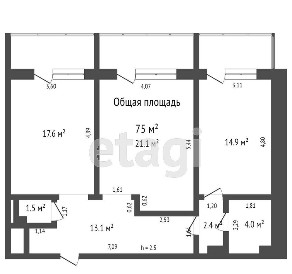 квартира г Улан-Удэ р-н Октябрьский ул Бабушкина 178 фото 32