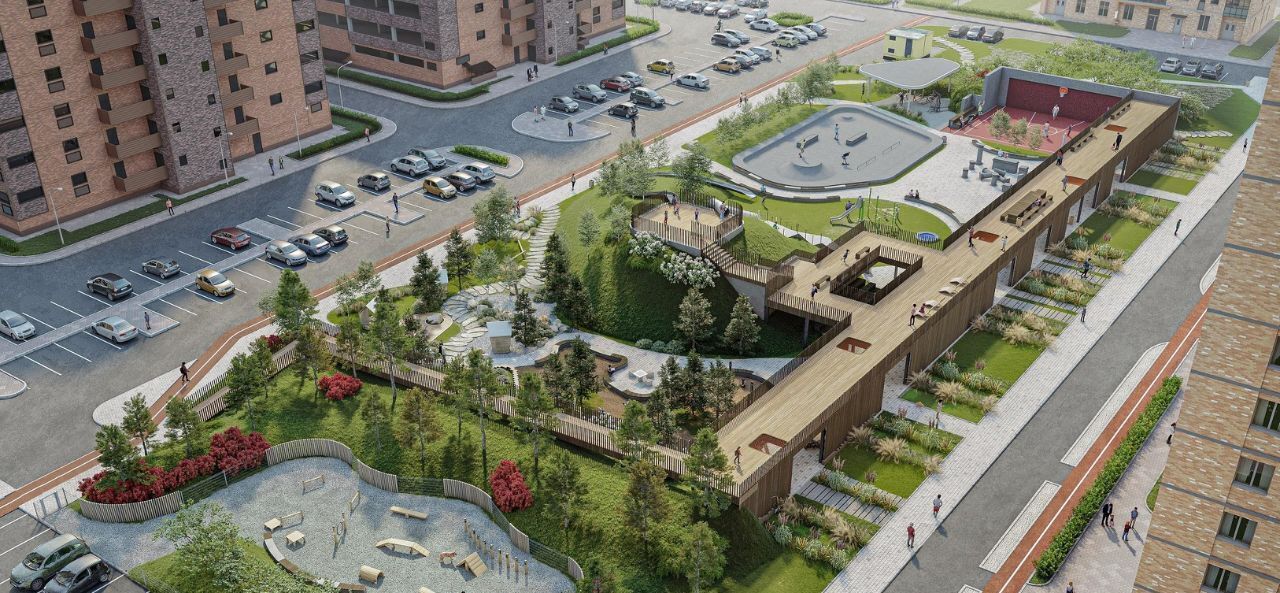 квартира г Санкт-Петербург п Парголово ул Заречная 52к/1 метро Парнас фото 10