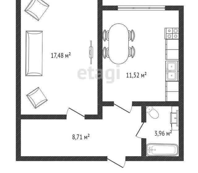 квартира г Махачкала р-н Ленинский ул Азизова 32 фото 14