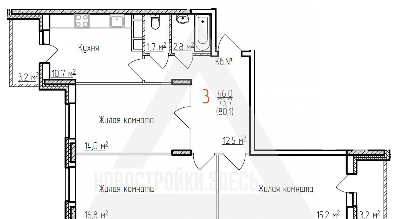 квартира г Владимир р-н Фрунзенский ул Добросельская 184а фото 2