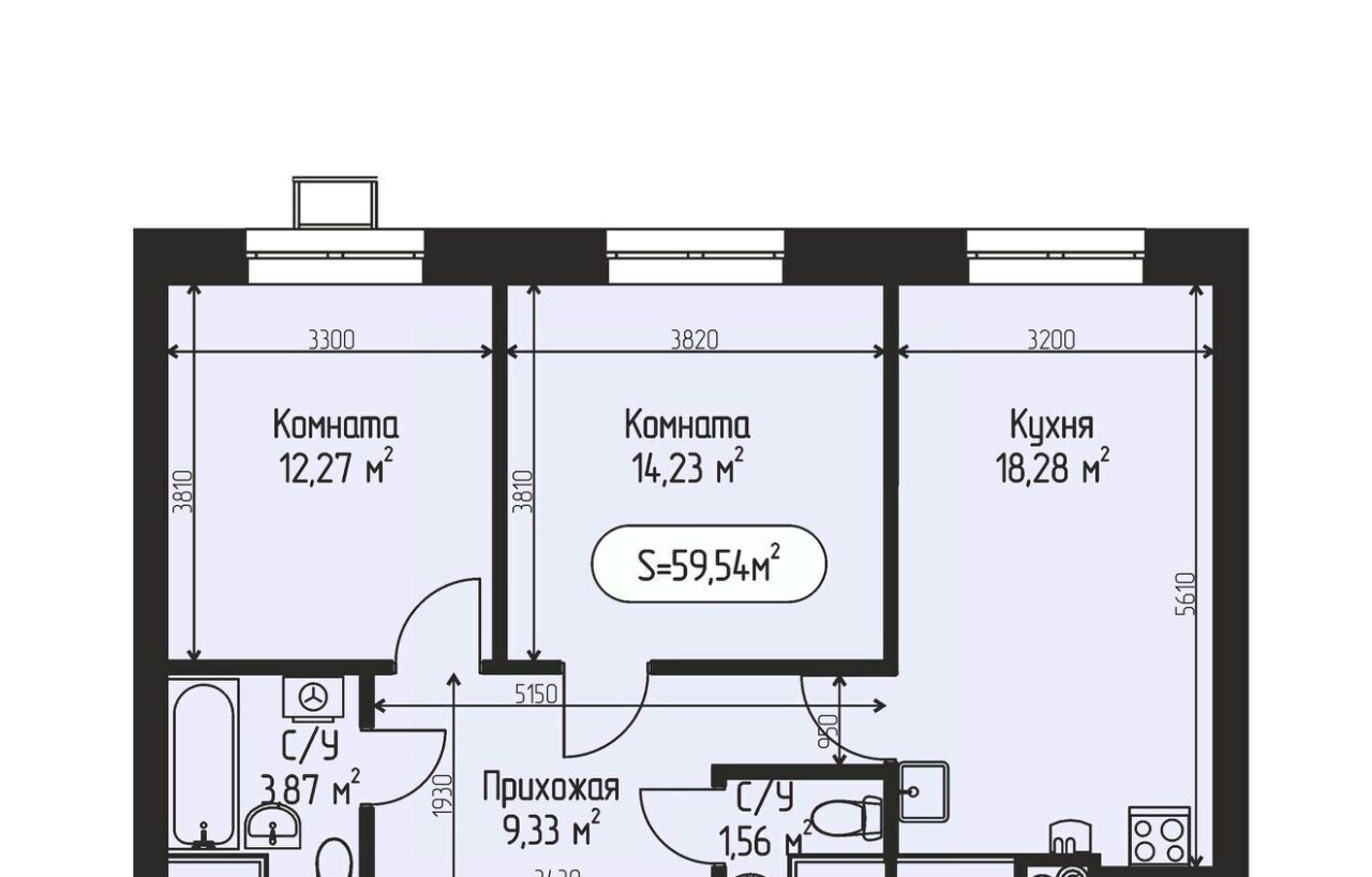 квартира городской округ Дмитровский с Озерецкое КП Мечта Шереметьевская фото 1