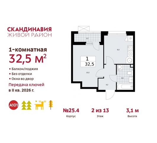 б-р Скандинавский 25/4 жилой район «Скандинавия» Сосенское, Бутово фото