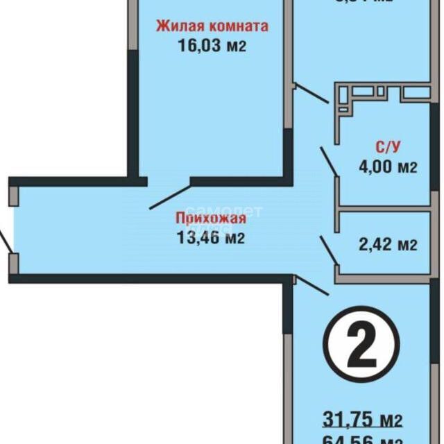 квартира г Краснодар р-н Прикубанский ул Душистая 60/2 Краснодар городской округ фото 6