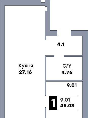 квартира р-н Куйбышевский ул Заусадебная 7 ЖК «Заречье» фото