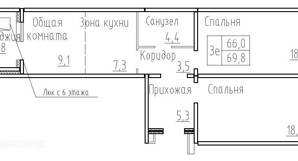 квартира р-н Новосибирский п Элитный ул Фламинго Мичуринский сельсовет фото 1