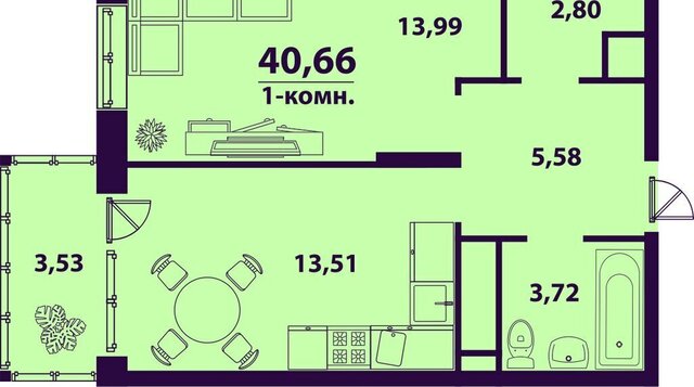 р-н Заволжский Верхняя Терраса ЖК «Сиреневый» 1 фото