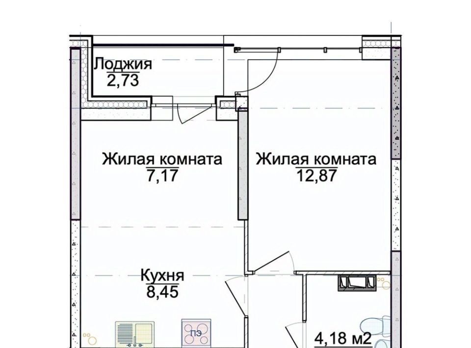 квартира г Ярославль р-н Фрунзенский ЖК «АЭРОПАРК» Сокол фото 1