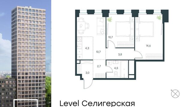 метро Верхние Лихоборы САО Северный Западное Дегунино ЖК Левел Селигерская к 3 фото