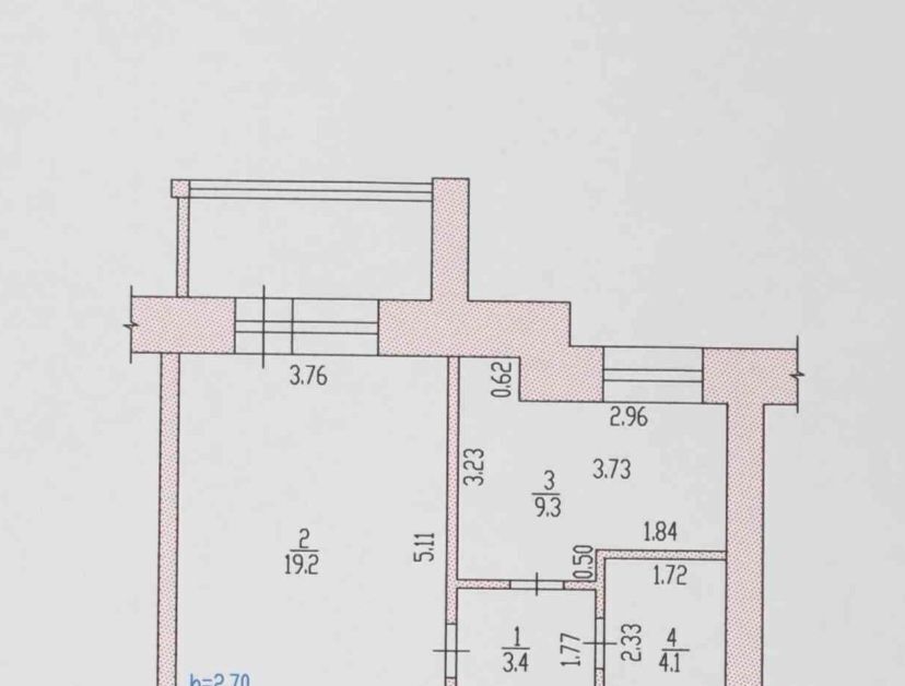 квартира г Барнаул р-н Индустриальный ул Новгородская 16 фото 16