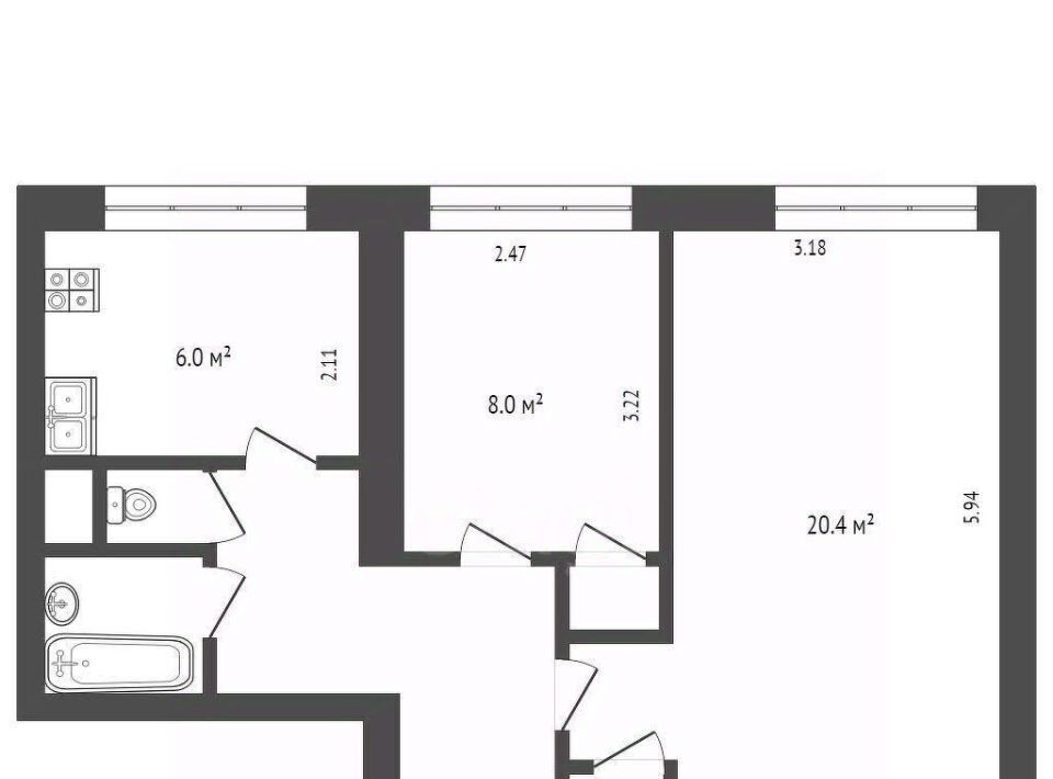 квартира г Москва метро Академическая ул Винокурова 13к/1 фото 9