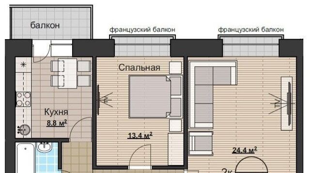 квартира Мочищенский сельсовет, Заельцовская, ул. Березовая, 24 фото