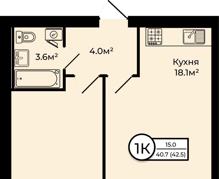 квартира р-н Ярославский д Мостец ЖК «Чайка» Заволжское с/пос, жилой квартал фото 1