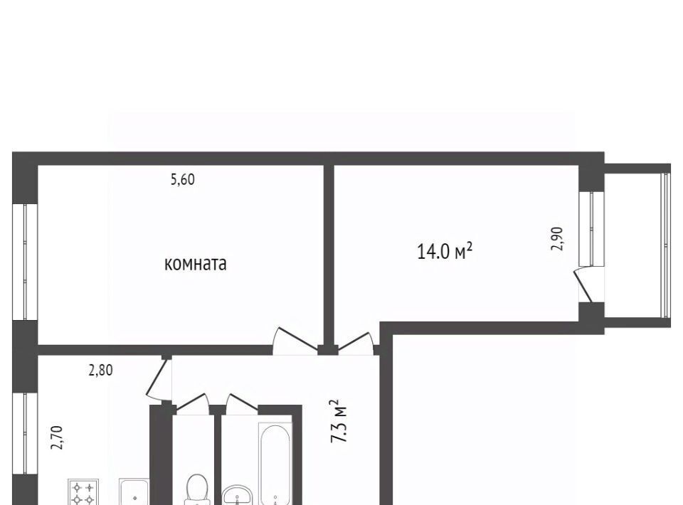 квартира г Красноярск р-н Железнодорожный ул Железнодорожников 22а фото 11