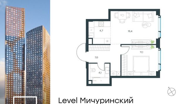 ЖК Левел Мичуринский к 2 фото