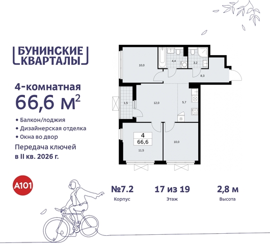 п Сосенское пр-кт Куприна 2 ЖК Бунинские Кварталы Сосенское, Ольховая, Бунинская аллея фото