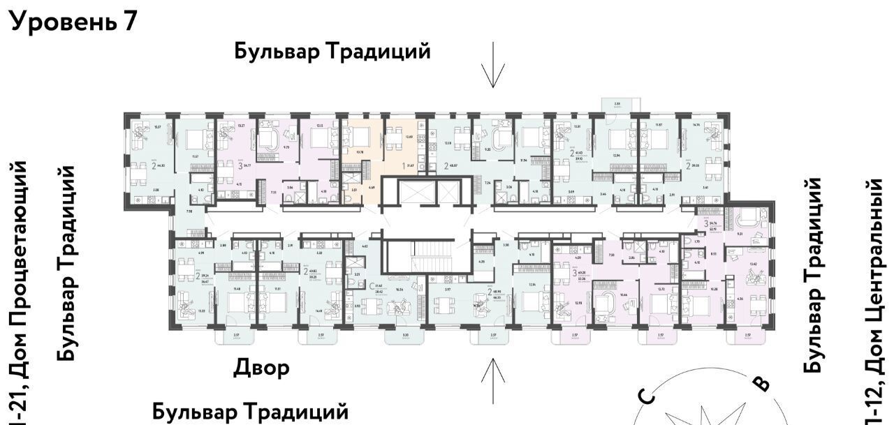 квартира г Тюмень р-н Калининский ЖК Домашний фото 2