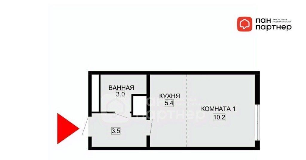 квартира г Санкт-Петербург метро Автово ул Морской Пехоты 26к/1 фото 1