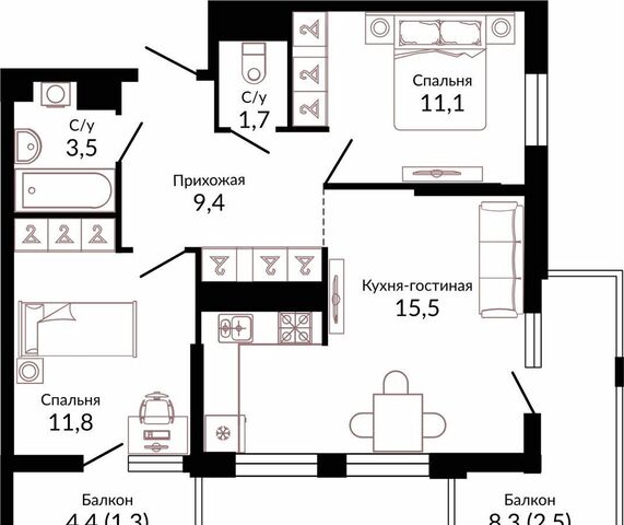 р-н Прикубанский дом 1/2 фото