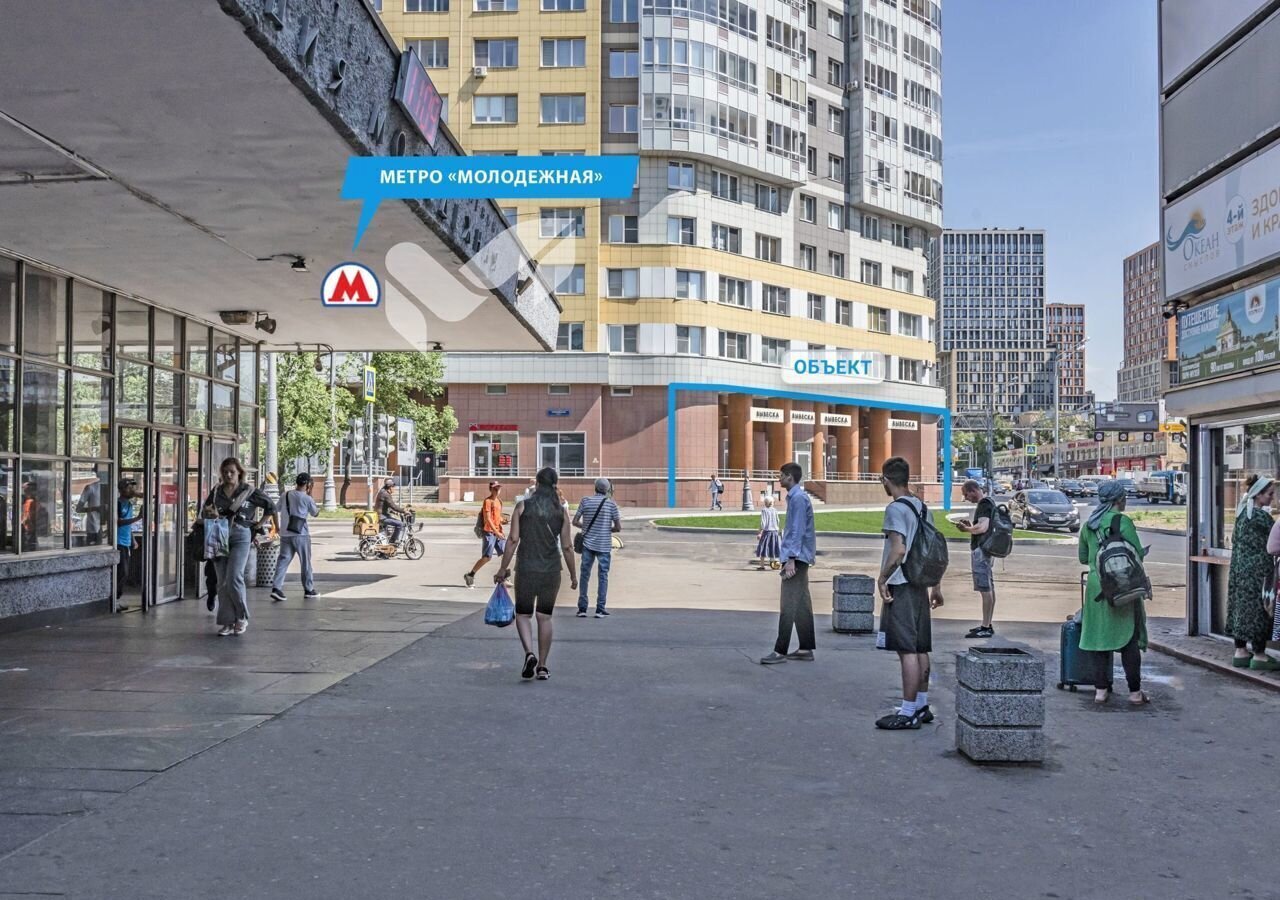 торговое помещение г Москва метро Молодежная ул Ярцевская 27к/1 фото 2