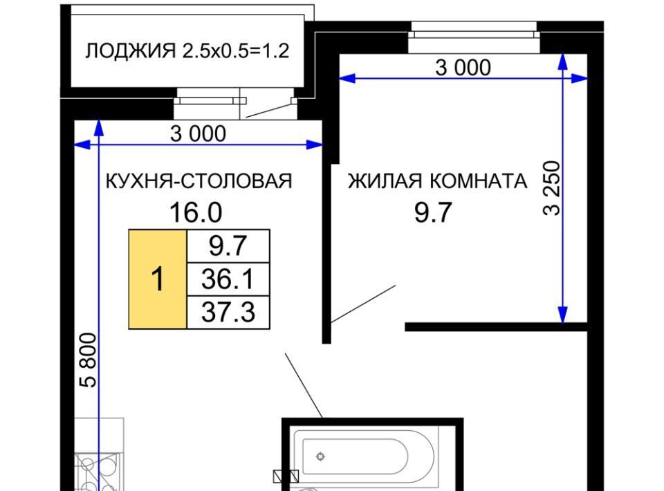 квартира г Краснодар р-н Прикубанский ул им. лётчика Позднякова 2к/23 ЖК «Дыхание» фото 1