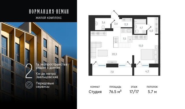 р-н Заельцовский Заельцовская ул Аэропорт 64 ЖК Нормандия-Неман фото