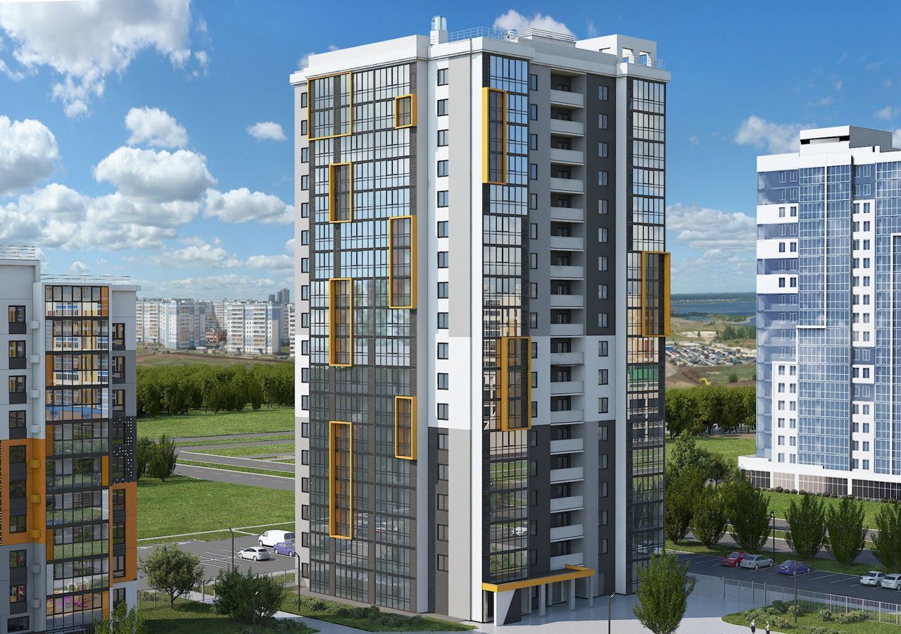 квартира г Набережные Челны р-н Автозаводский пр-кт Яшьлек 6а/2 ЖК «Новые просторы» фото 2