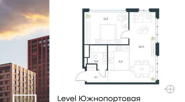 метро Кожуховская ЖК Левел Южнопортовая 13 муниципальный округ Печатники фото