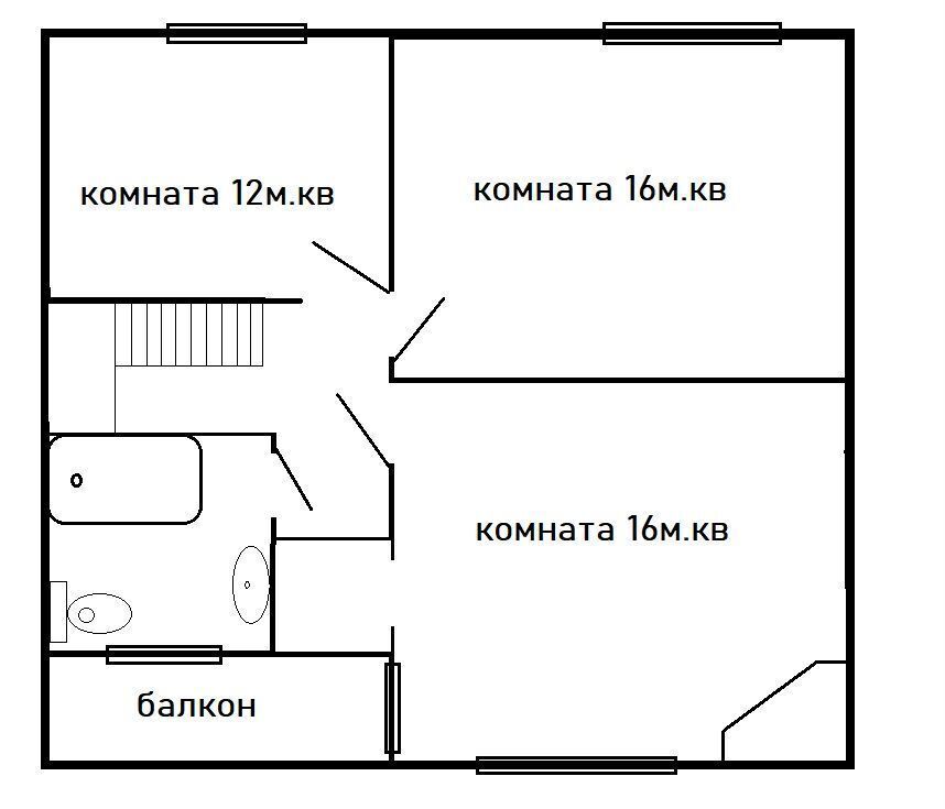 дом р-н Кировский массив Восход снт 19 км Мурманское шоссе, 41 км, Синявинское городское поселение, Приладожский фото 3