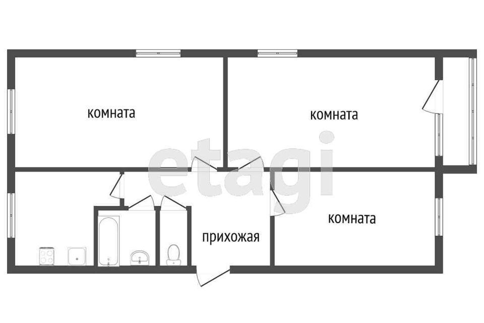 квартира г Красноярск р-н Советский ул Тельмана 15 городской округ Красноярск фото 6