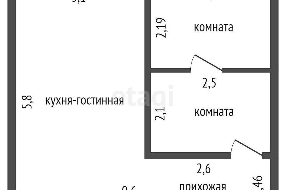 квартира р-н Емельяновский п Емельяново ул Новая 17а городское поселение Емельяново фото 1